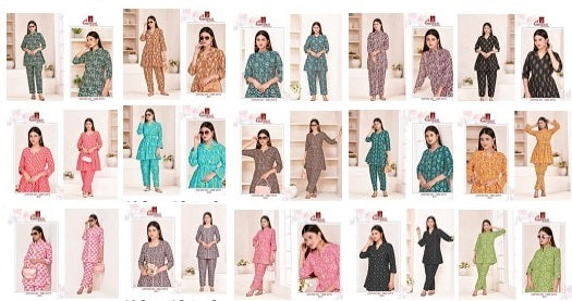 Jaipuri Vol 8 Ganpati Cotton Co Ord Set Wholesaler Gujarat