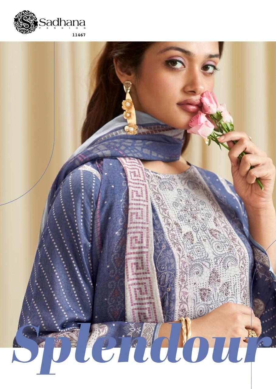 Ba Dastoor Sadhana Pure Muslin Pant Style Suits Supplier Ahmedabad