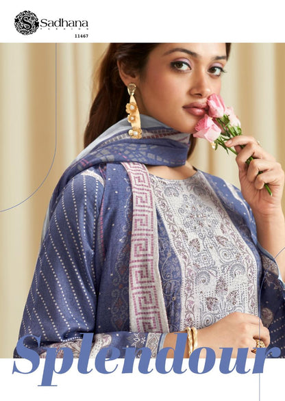 Ba Dastoor Sadhana Pure Muslin Pant Style Suits Supplier Ahmedabad
