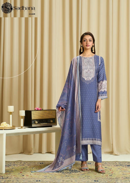 Ba Dastoor Sadhana Pure Muslin Pant Style Suits Supplier Ahmedabad