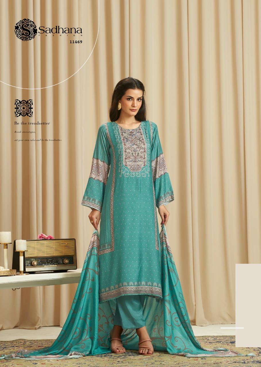 Ba Dastoor Sadhana Pure Muslin Pant Style Suits Supplier Ahmedabad