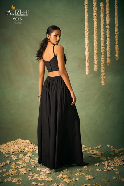 Baahar 5014-5015 Alizeh Chinon Indo Western Pair Supplier India