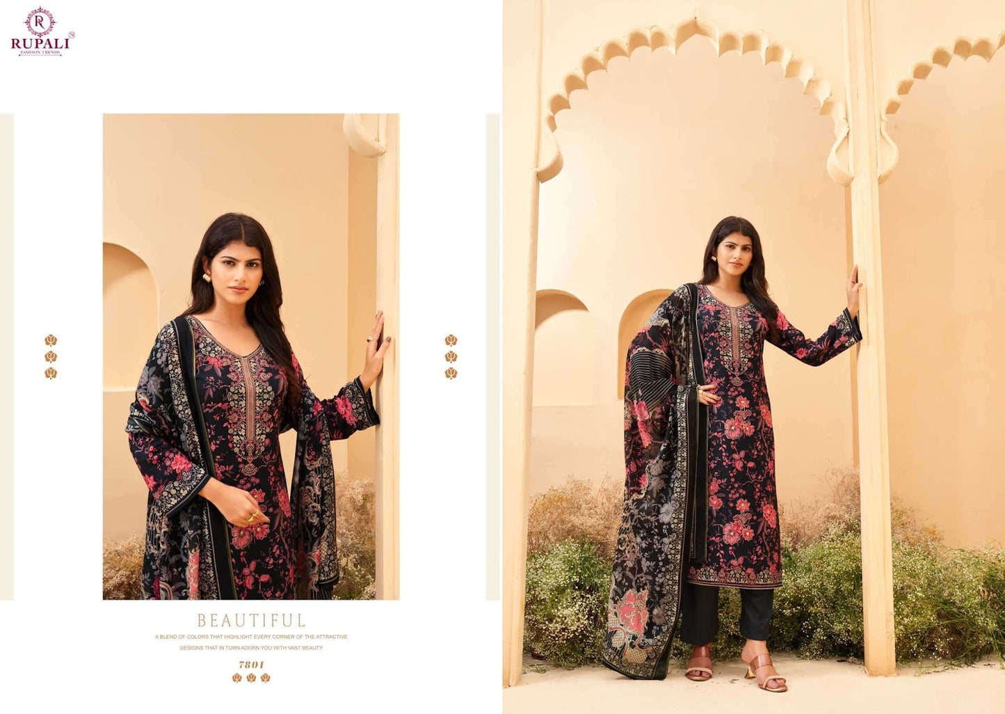 Baani Rupali Muslin Pant Style Suits Exporter Ahmedabad