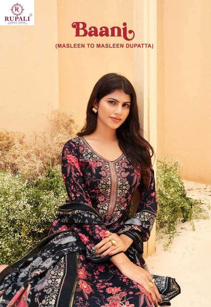 Baani Rupali Muslin Pant Style Suits Exporter Ahmedabad