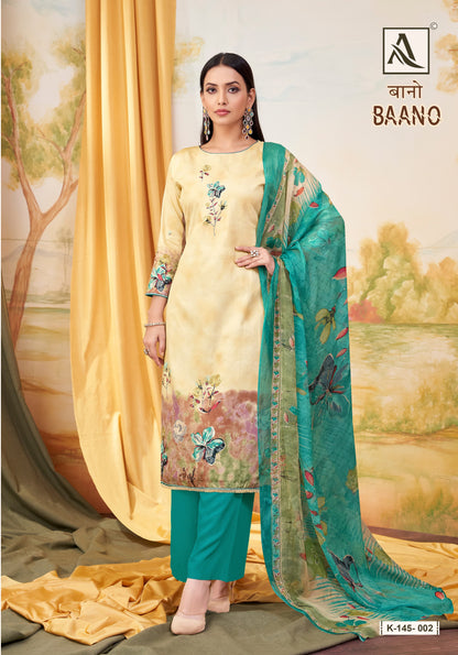 Baano Alok Zam Karachi Salwar Suits Supplier Ahmedabad