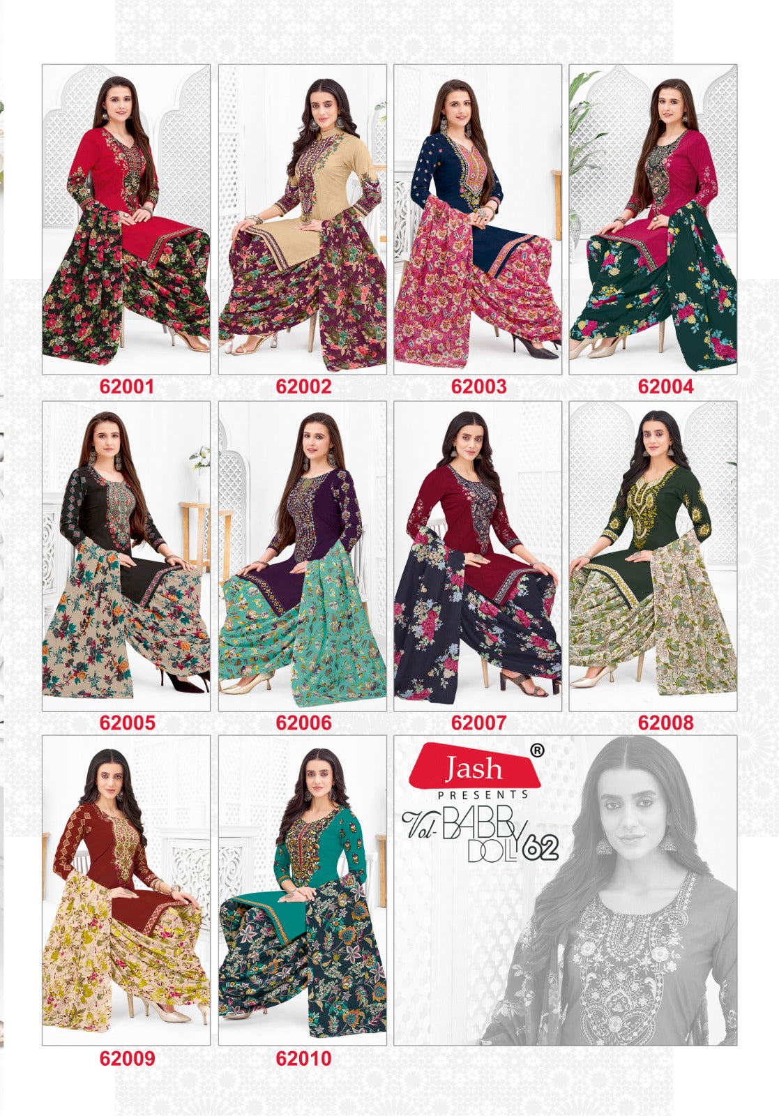 Babby Doll Vol 62 Jash Cotton Dress Material Wholesale Price
