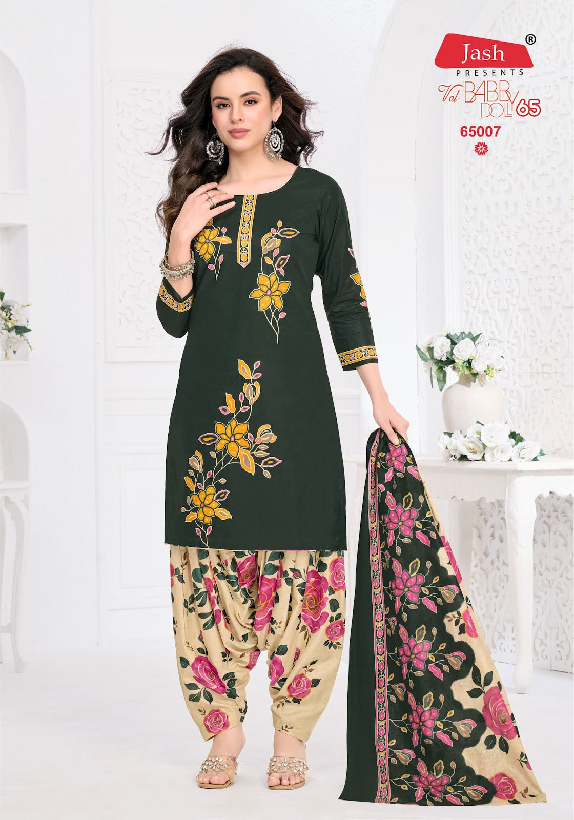 Babby Doll Vol 65 Jash Cotton Karachi Salwar Suits Wholesale Price