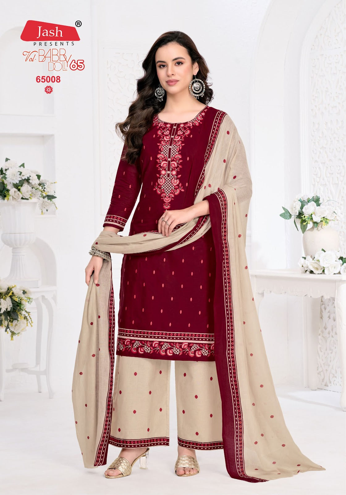 Babby Doll Vol 65 Jash Cotton Karachi Salwar Suits Wholesale Price