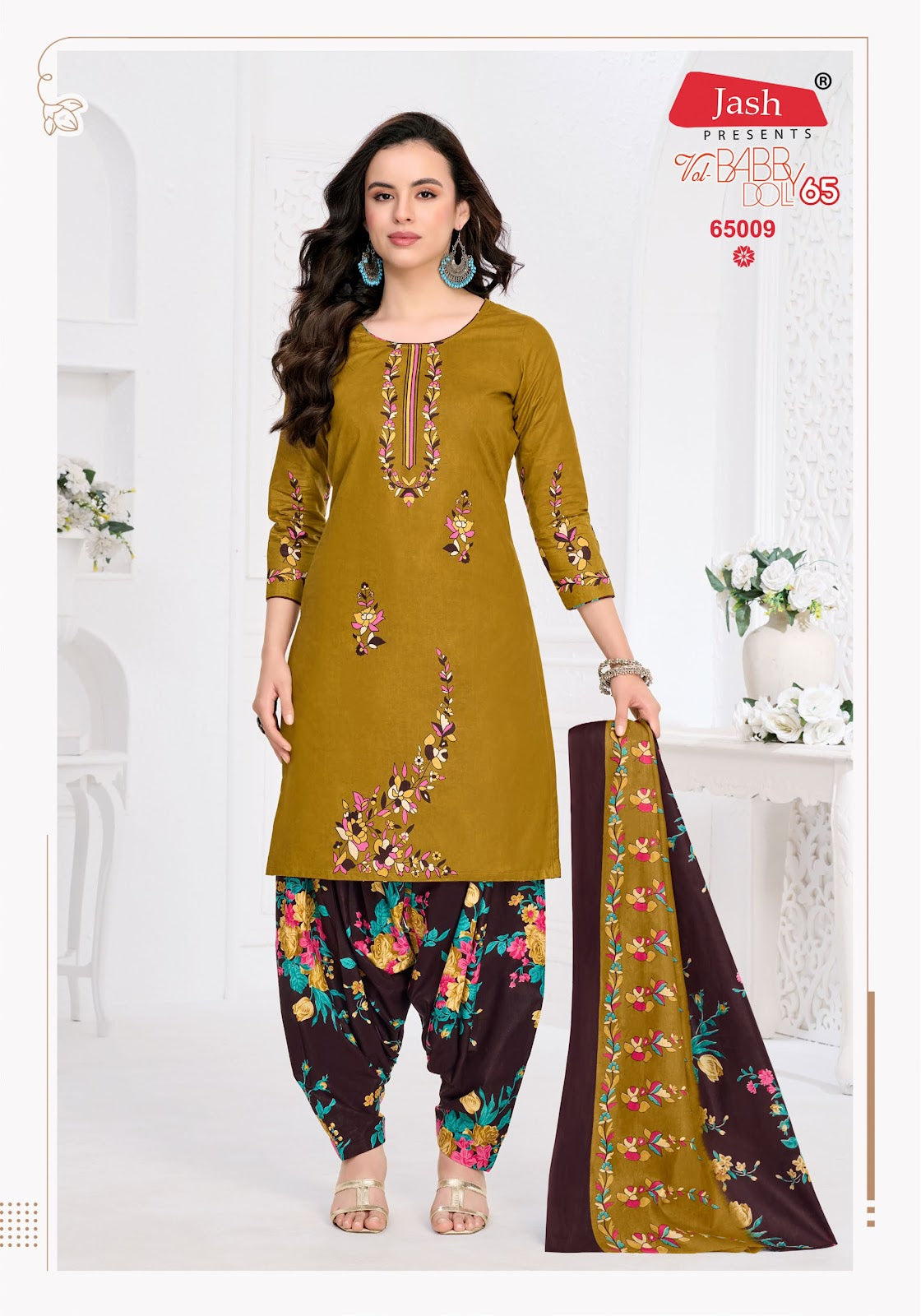Babby Doll Vol 65 Jash Cotton Karachi Salwar Suits Wholesale Price