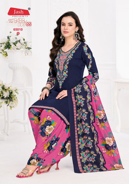 Babby Doll Vol 65 Jash Cotton Karachi Salwar Suits Wholesale Price