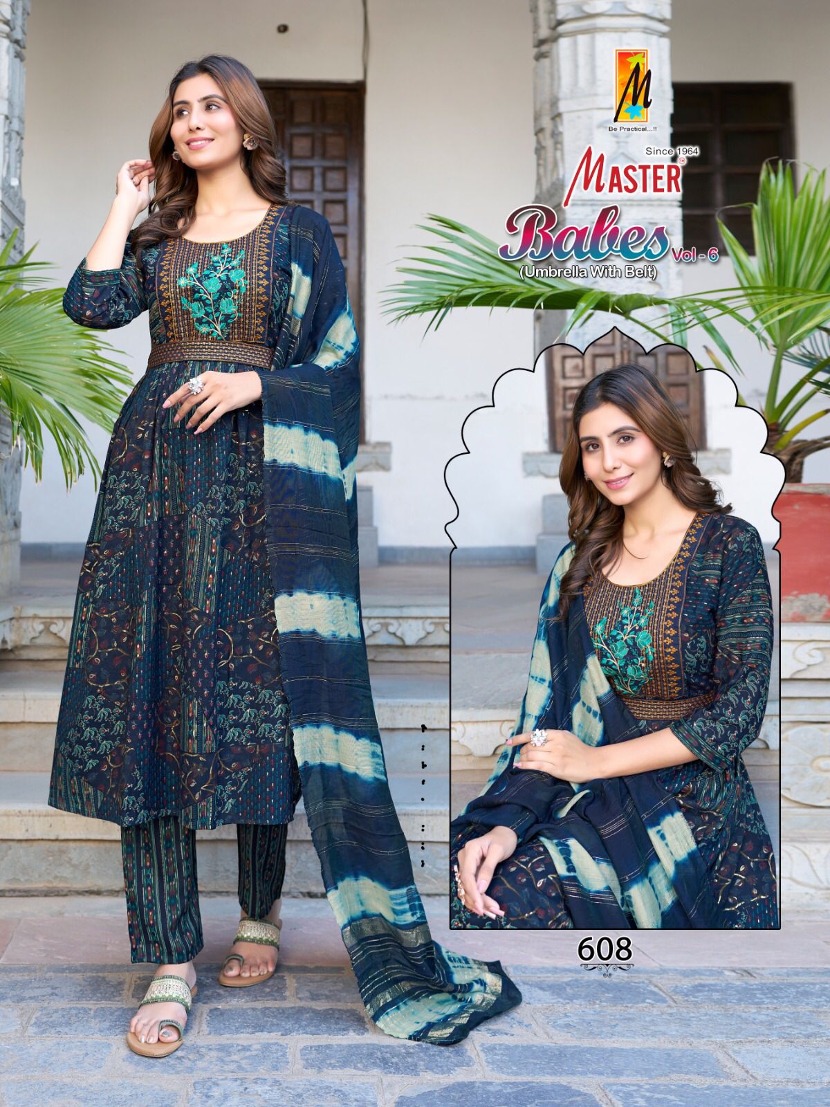 Babes Vol 6 Master Capsule Readymade Pant Style Suits Wholesaler Gujarat