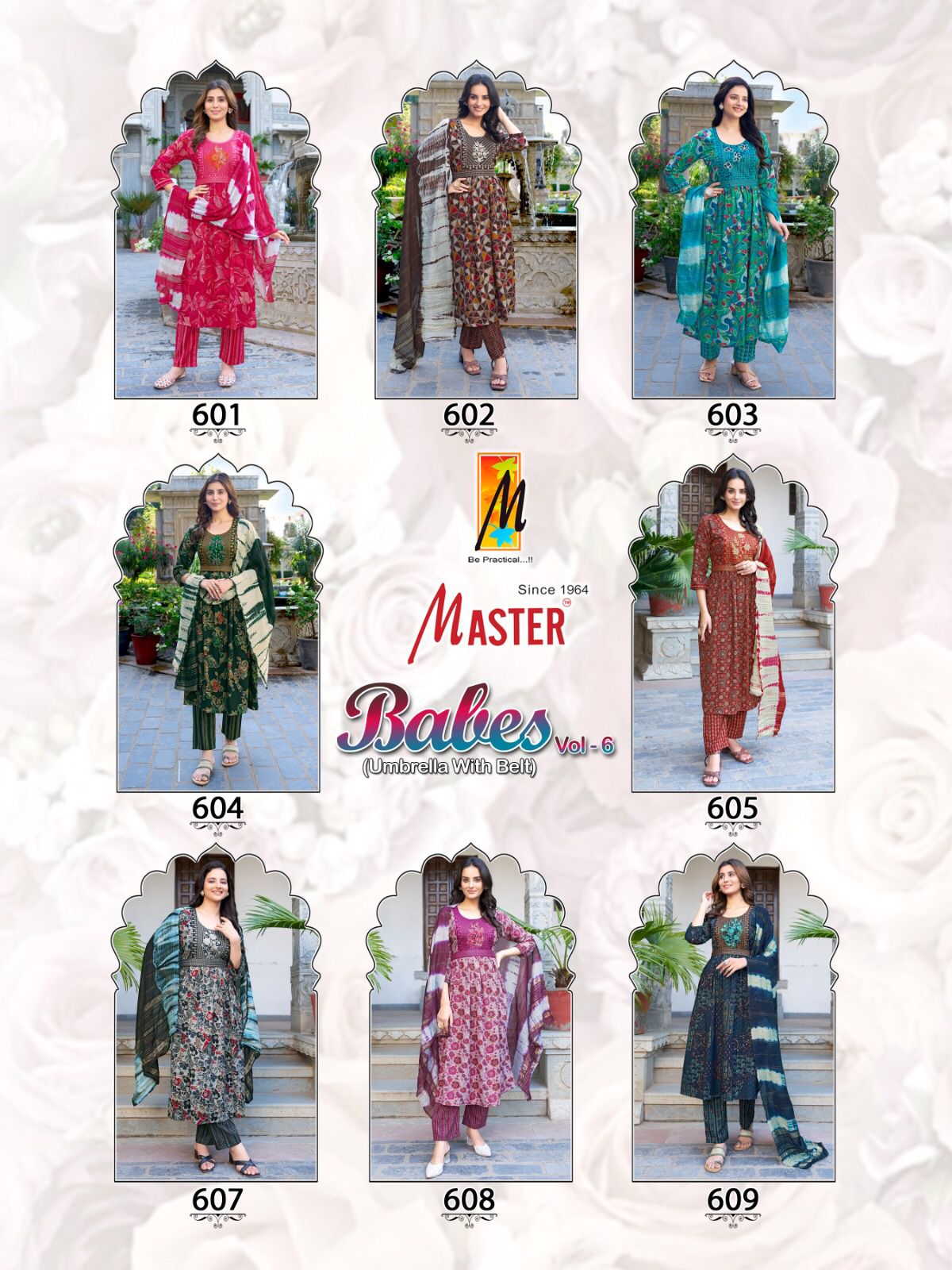 Babes Vol 6 Master Capsule Readymade Pant Style Suits Wholesaler Gujarat
