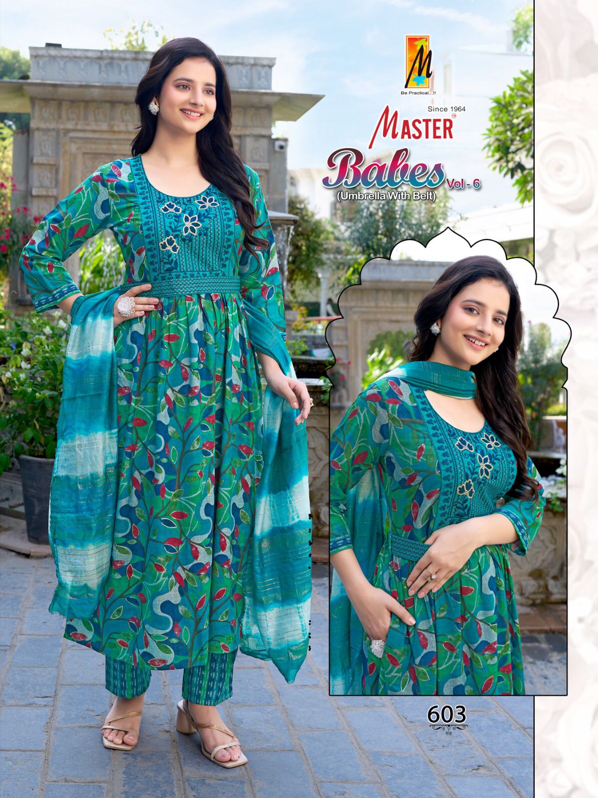Babes Vol 6 Master Capsule Readymade Pant Style Suits Wholesaler Gujarat