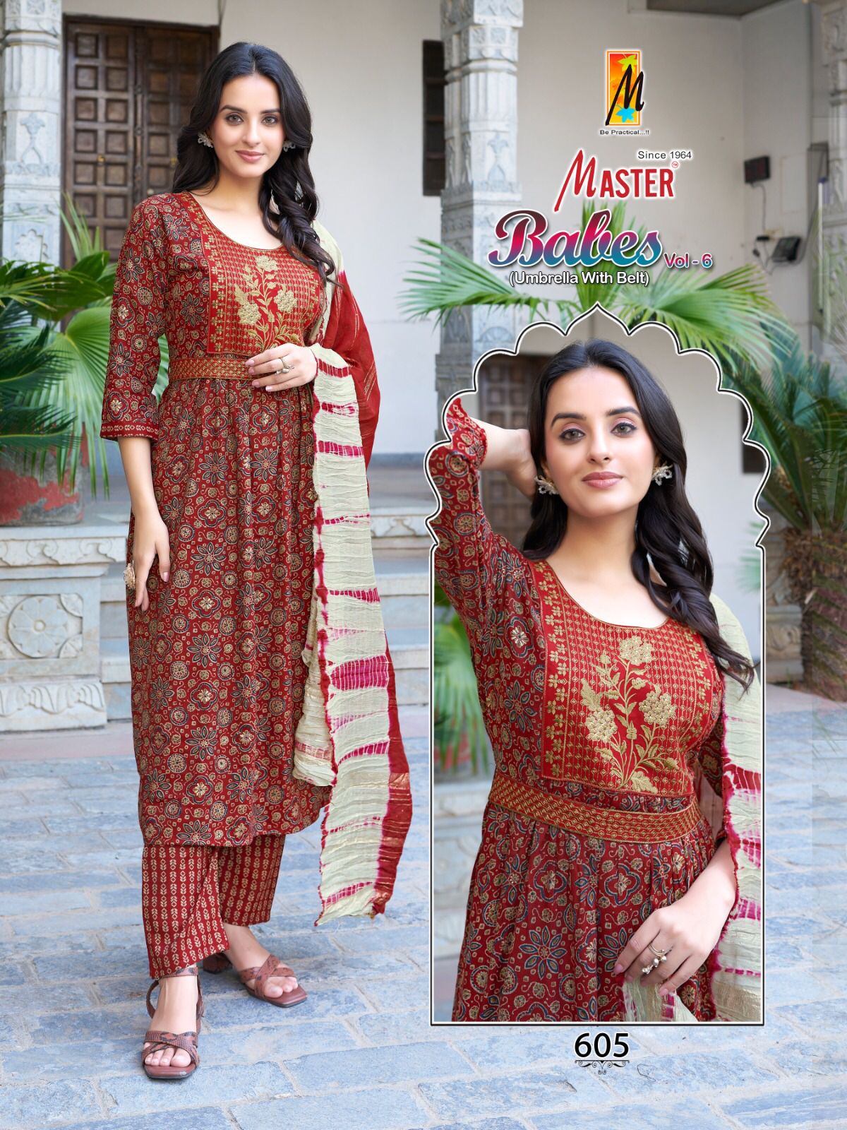 Babes Vol 6 Master Capsule Readymade Pant Style Suits Wholesaler Gujarat
