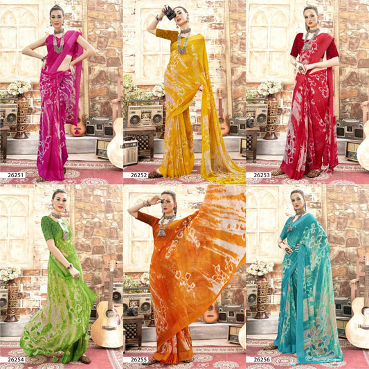 Babli Vol 22 Vallabhi Prints Georgette Sarees Supplier India