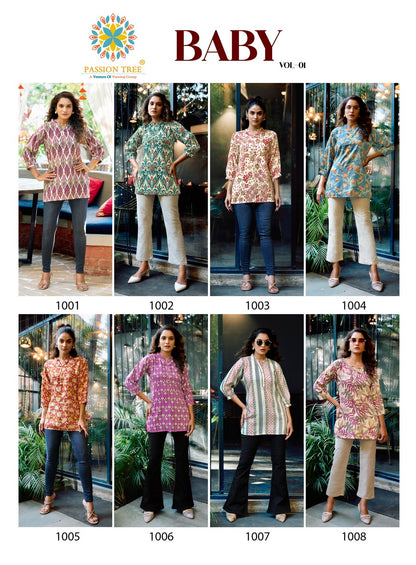 Baby Vol 1 Passion Tree Rayon Fancy Tops Wholesaler Gujarat