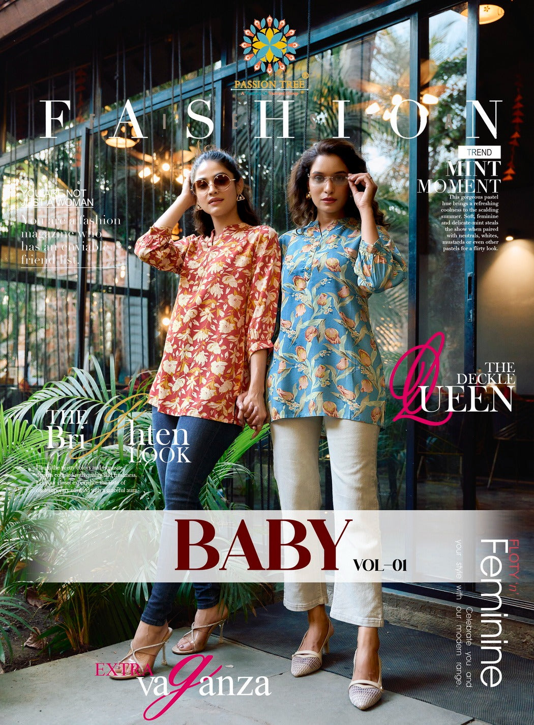Baby Vol 1 Passion Tree Rayon Fancy Tops Wholesaler Gujarat