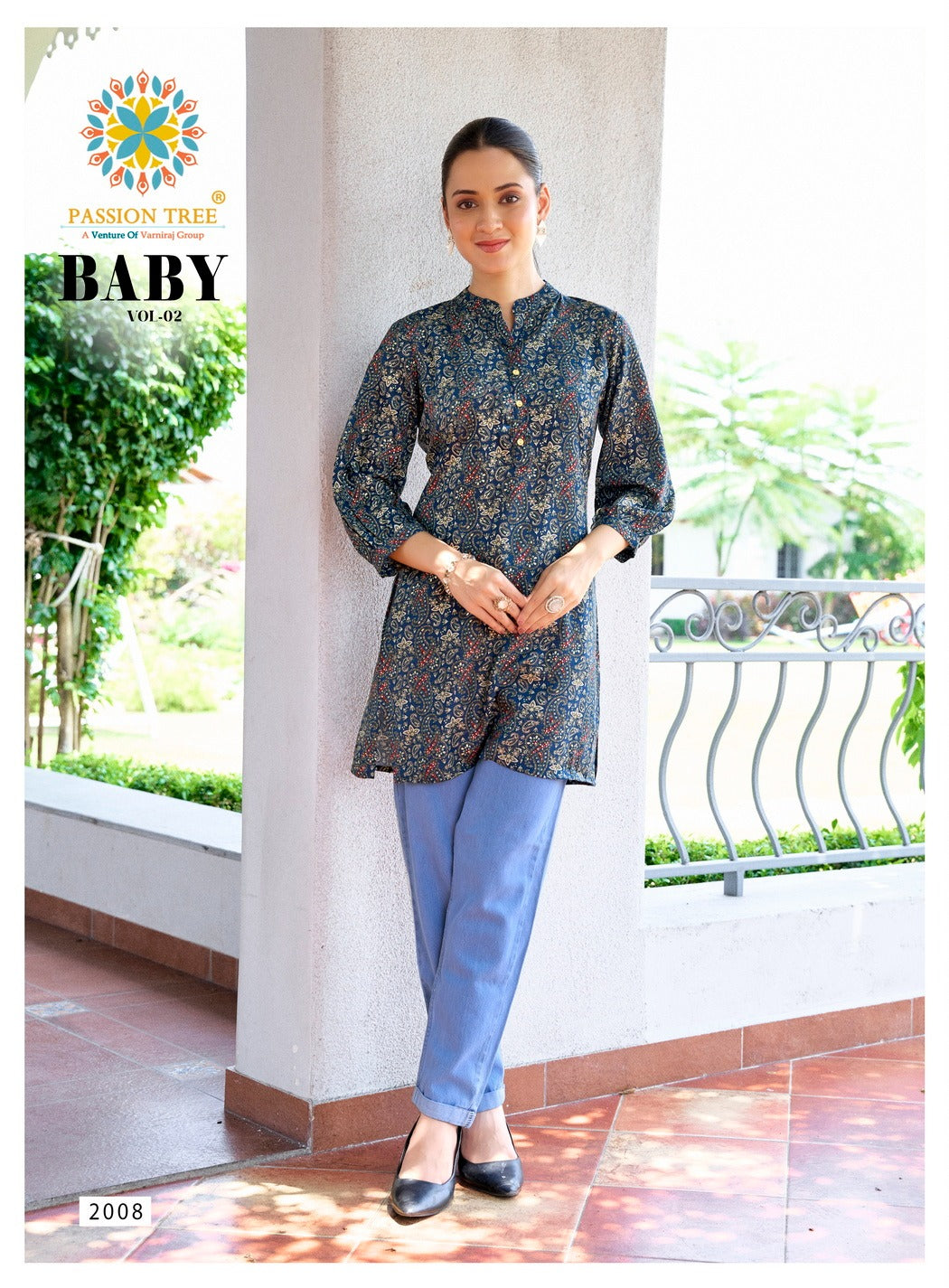 Baby Vol 2 Passion Tree Reyon Short Kurtis Wholesale Price
