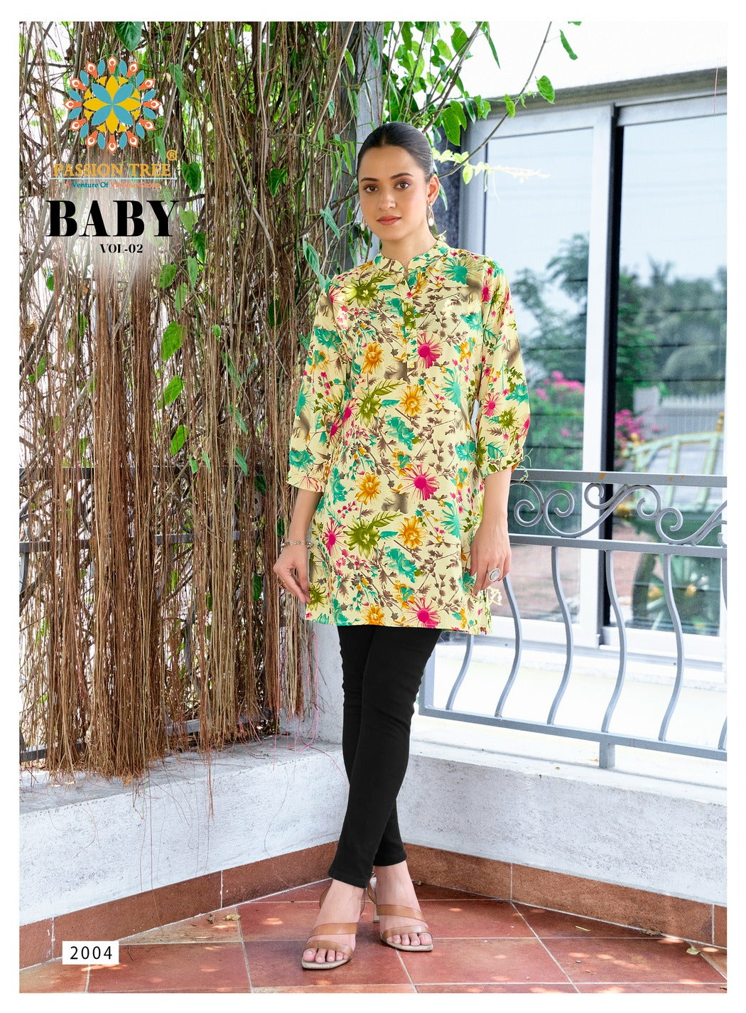 Baby Vol 2 Passion Tree Reyon Short Kurtis Wholesale Price
