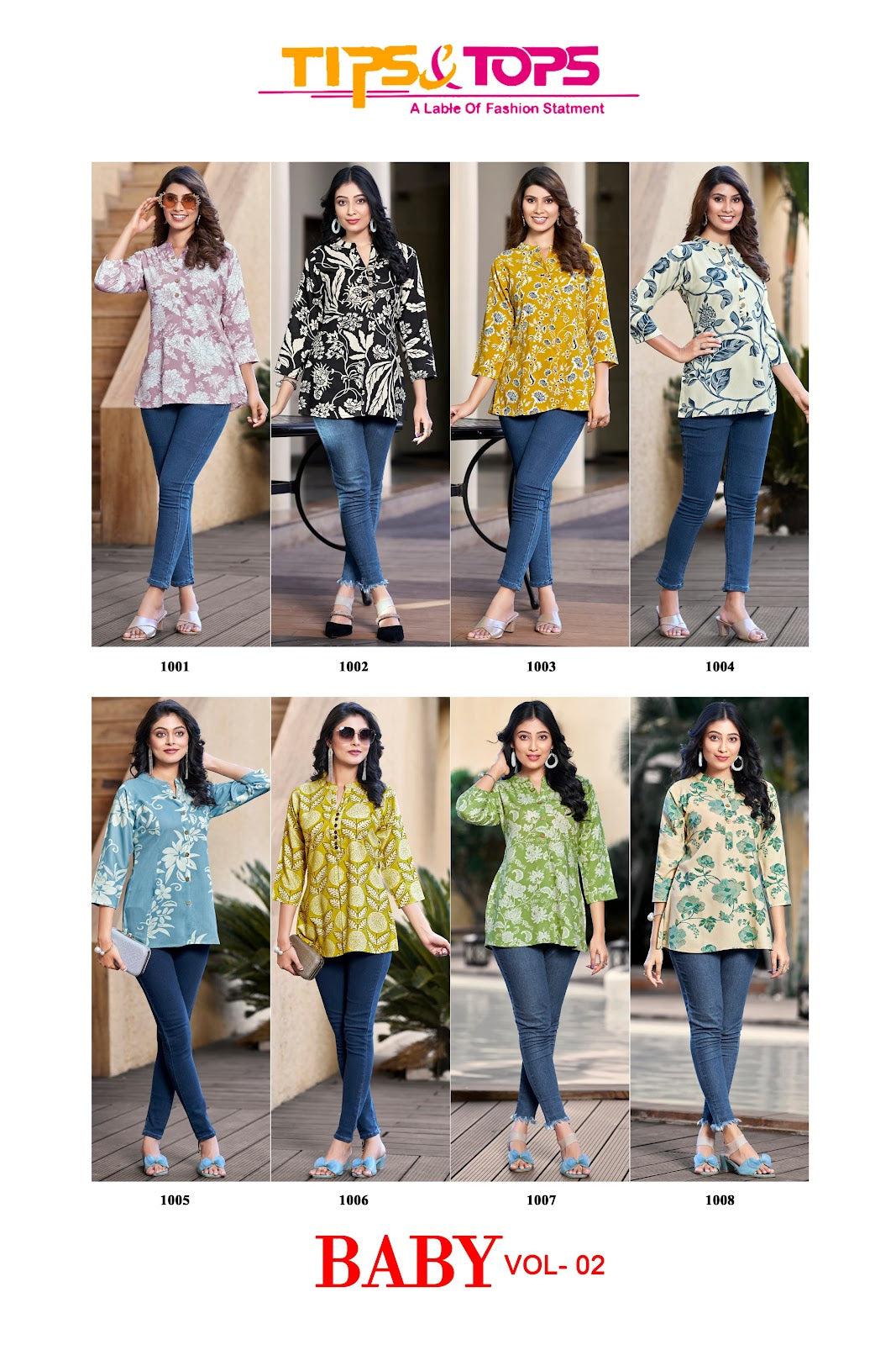Baby Vol 2 Tips Tops Reyon Fancy Tops
