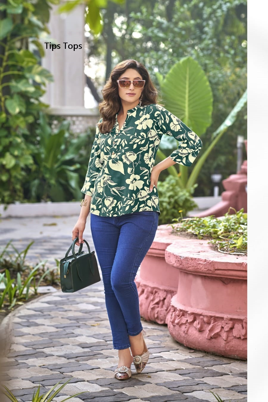 Baby Vol 6 Tips Tops Reyon Stylish Short Tops Exporter