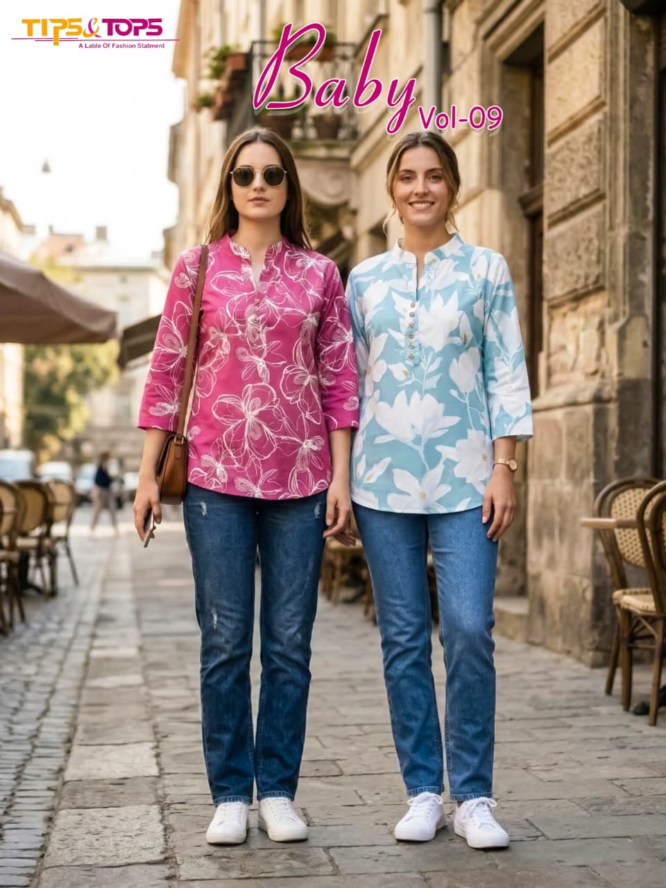 Baby Vol 9 Tips Tops Reyon Stylish Short Tops Exporter Ahmedabad