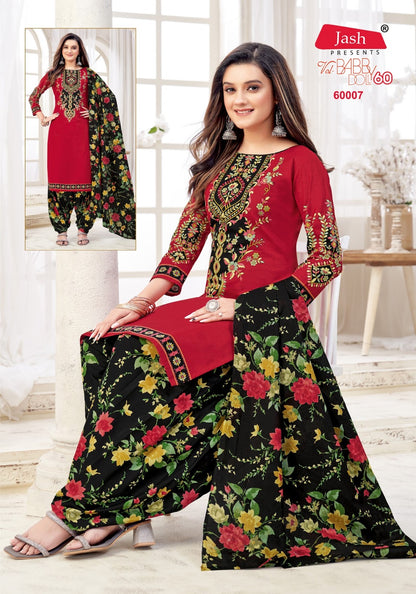 Babydoll Vol 60 Jash Cotton Karachi Salwar Suits Wholesaler India