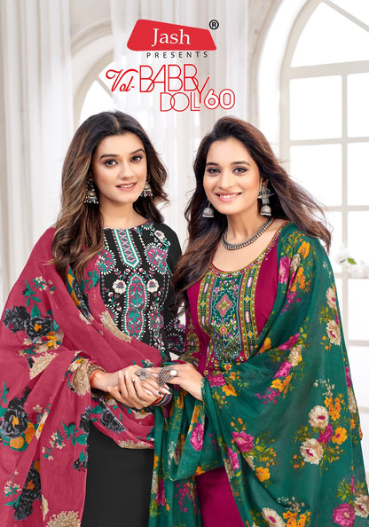 Babydoll Vol 60 Jash Cotton Karachi Salwar Suits Wholesaler India