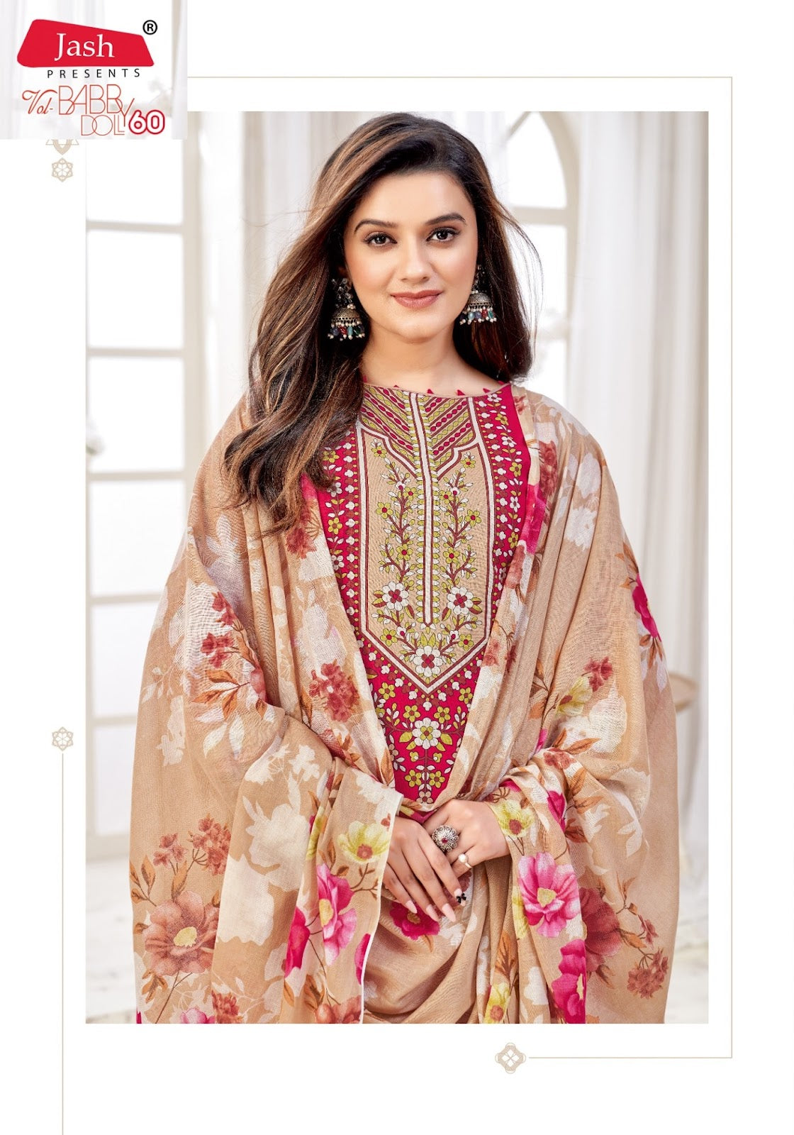 Babydoll Vol 60 Jash Cotton Karachi Salwar Suits Wholesaler India