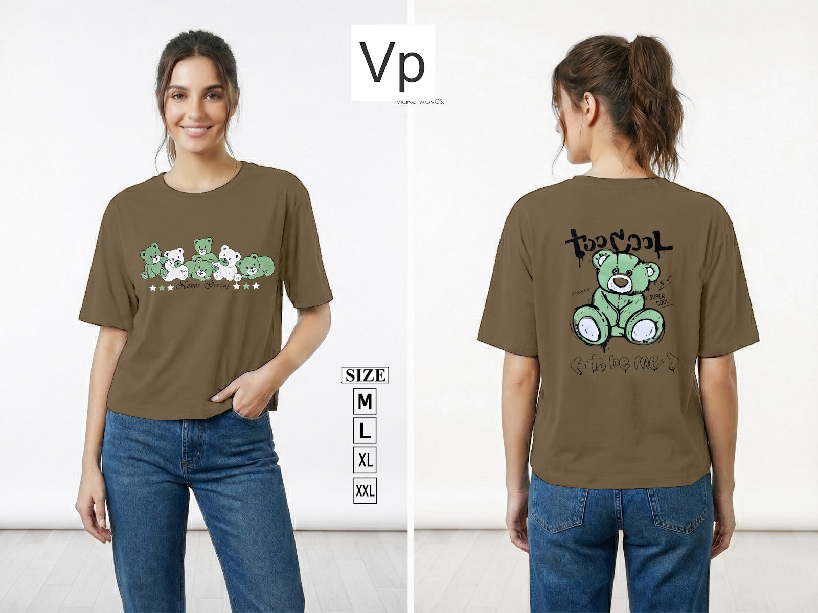Back Print 2402 Vp Cotton Women Tshirt Supplier