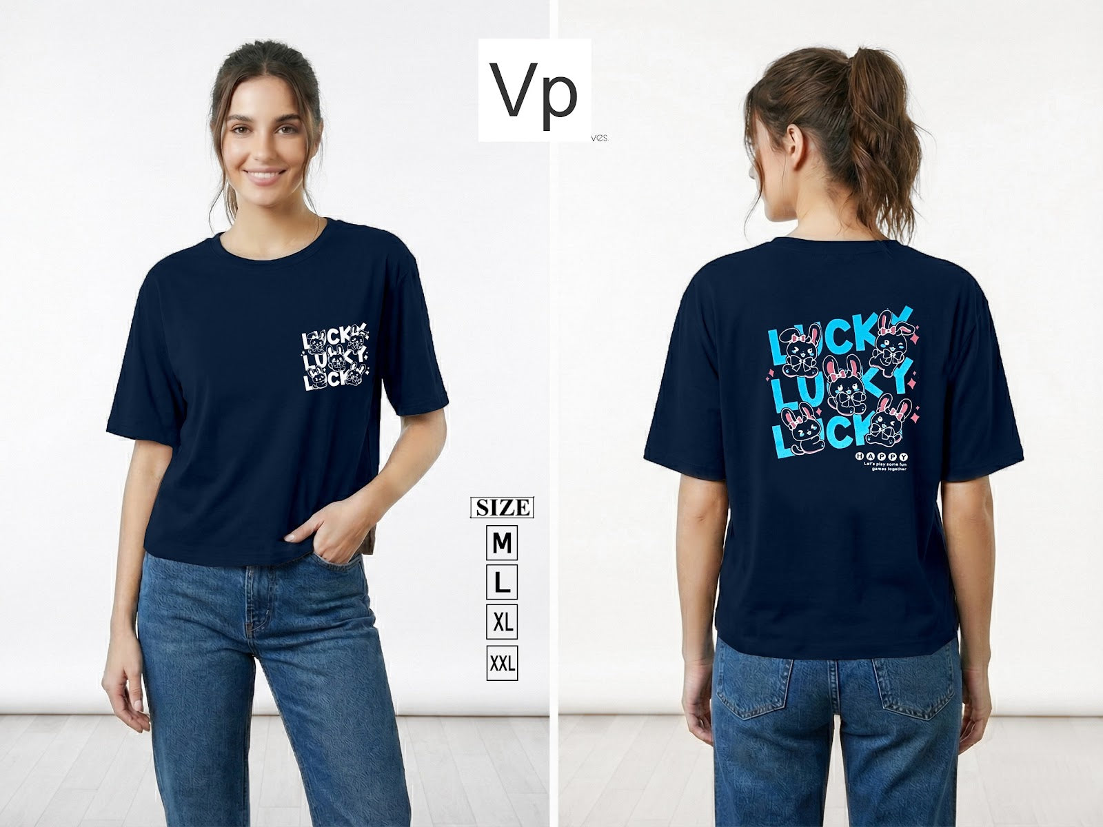 Back Print 2402 Vp Cotton Women Tshirt Supplier