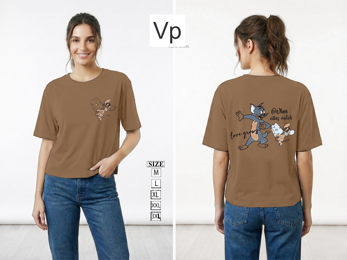 Back Print 2402 Vp Cotton Women Tshirt Supplier
