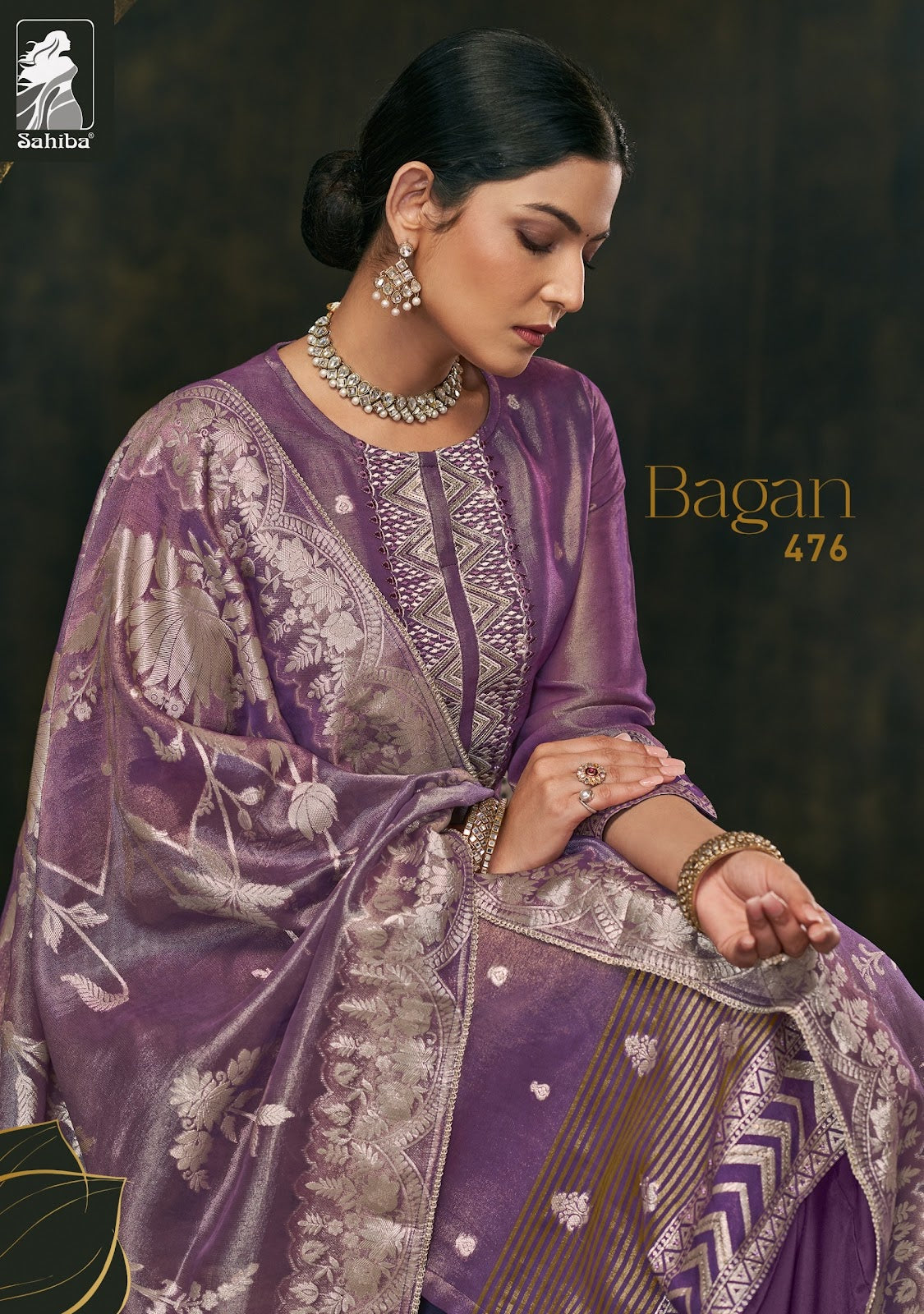 Bagan Sahiba Shimmer Pant Style Suits Wholesale Price