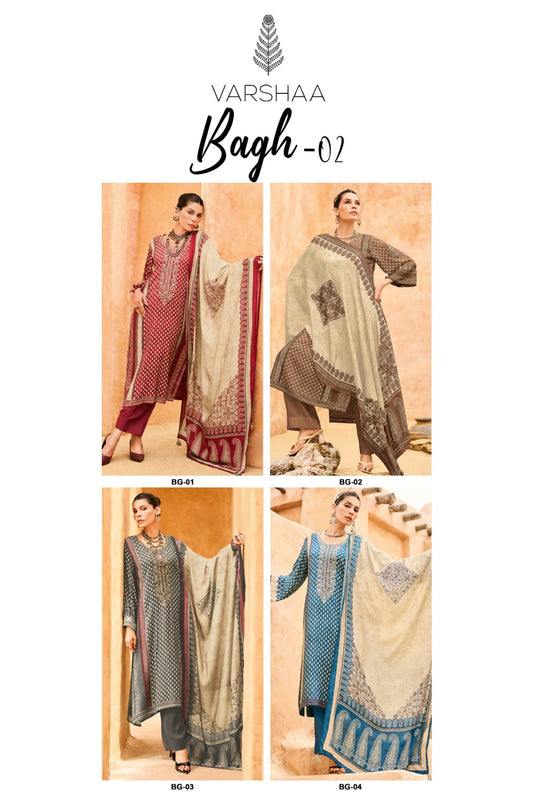 Bagh 2 Varshaa Viscose Muslin Pant Style Suits Wholesaler India