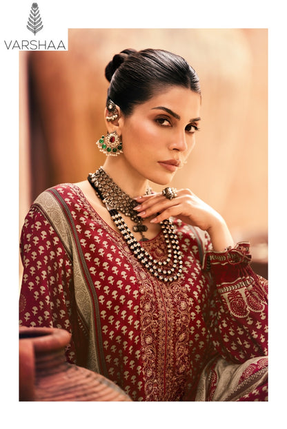 Bagh 2 Varshaa Viscose Muslin Pant Style Suits Wholesaler India