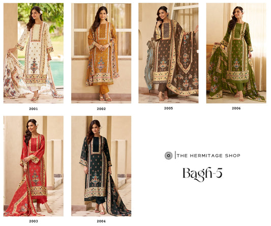 Bagh Edition 5 The Hermitage Shop Viscose Karachi Salwar Suits Exporter Gujarat