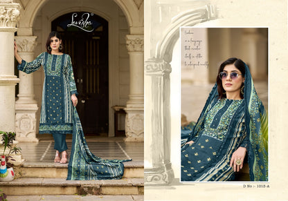 Bagh Levisha Reyon Karachi Salwar Suits Manufacturer Gujarat
