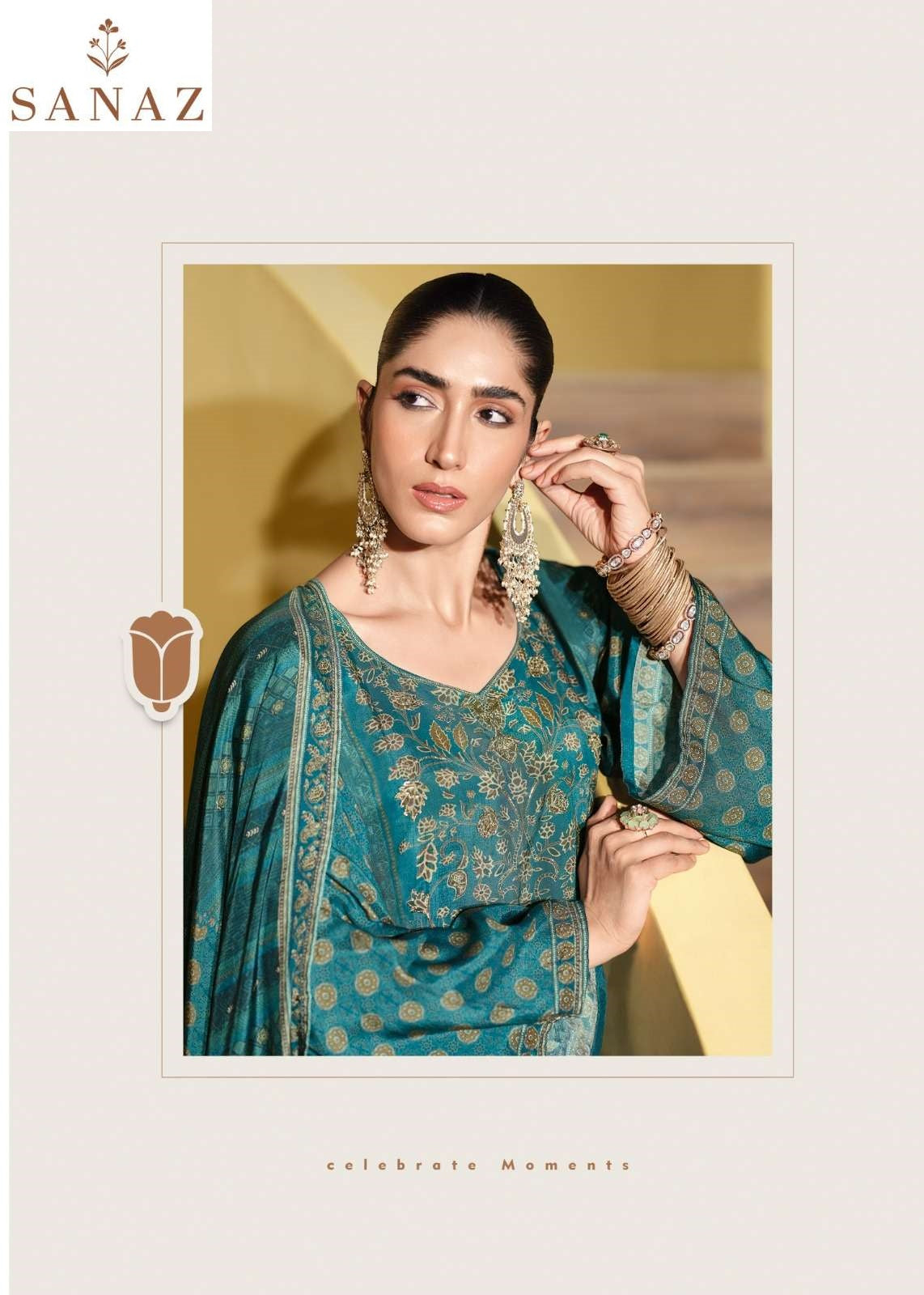 Bagh Sanaz Viscose Muslin Pant Style Suits Wholesale Rate