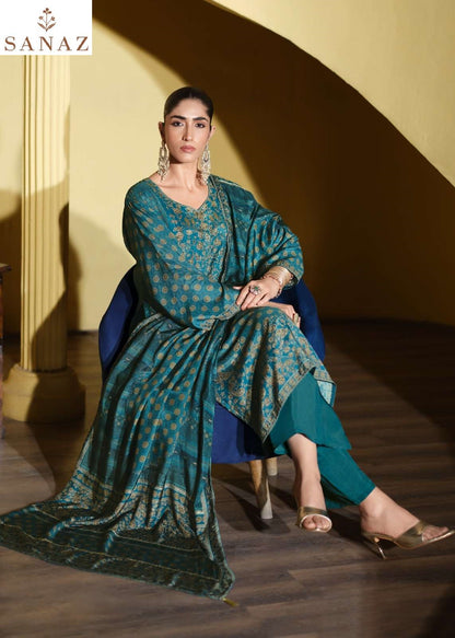 Bagh Sanaz Viscose Muslin Pant Style Suits Wholesale Rate