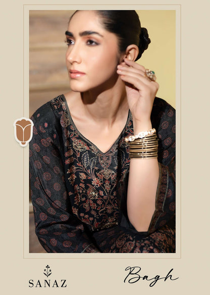Bagh Sanaz Viscose Muslin Pant Style Suits Wholesale Rate
