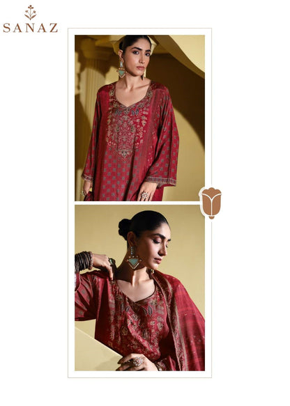 Bagh Sanaz Viscose Muslin Pant Style Suits Wholesale Rate