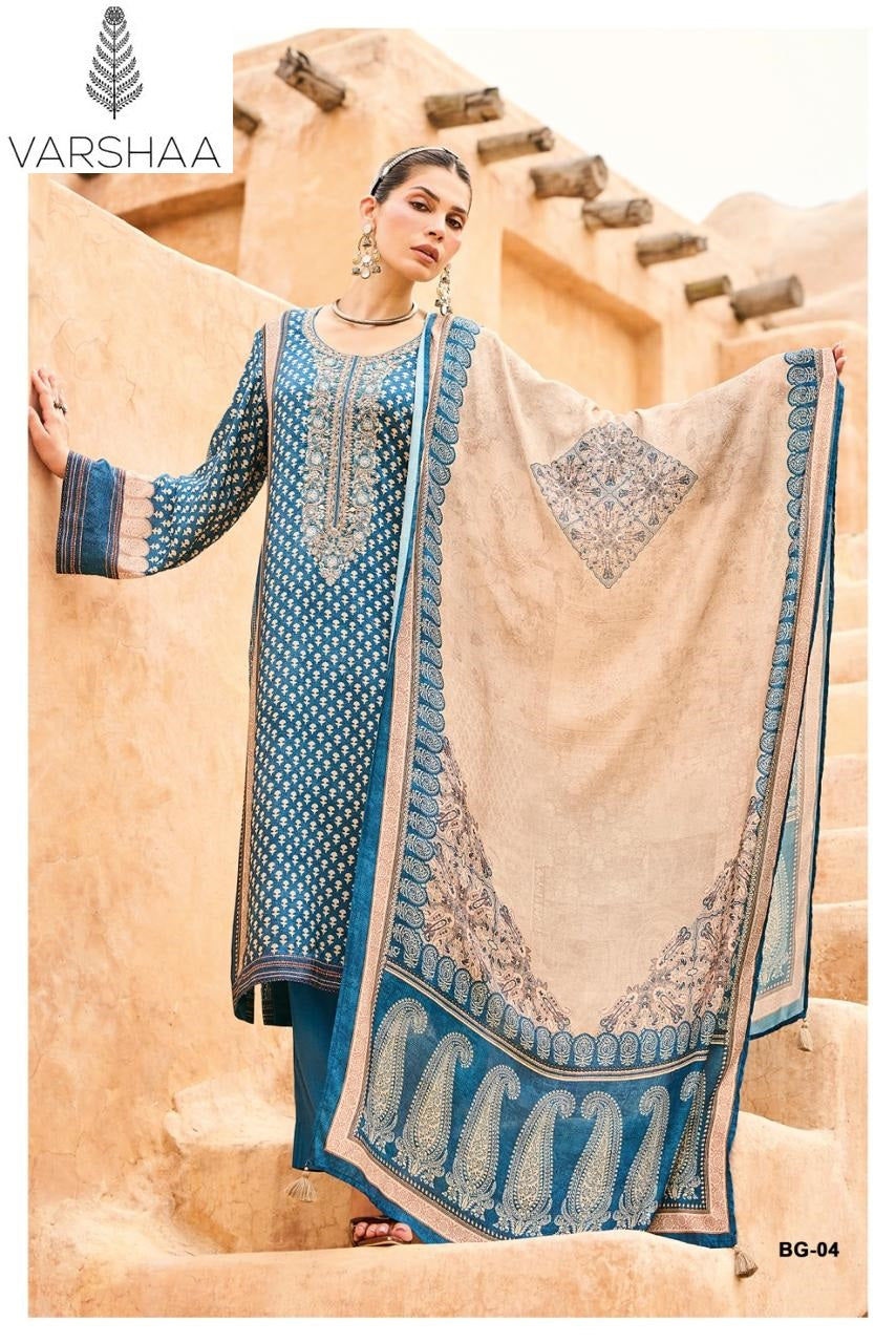 Bagh Varshaa Viscose Muslin Pant Style Suits Wholesaler India