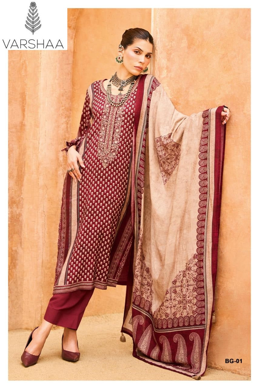 Bagh Varshaa Viscose Muslin Pant Style Suits Wholesaler India