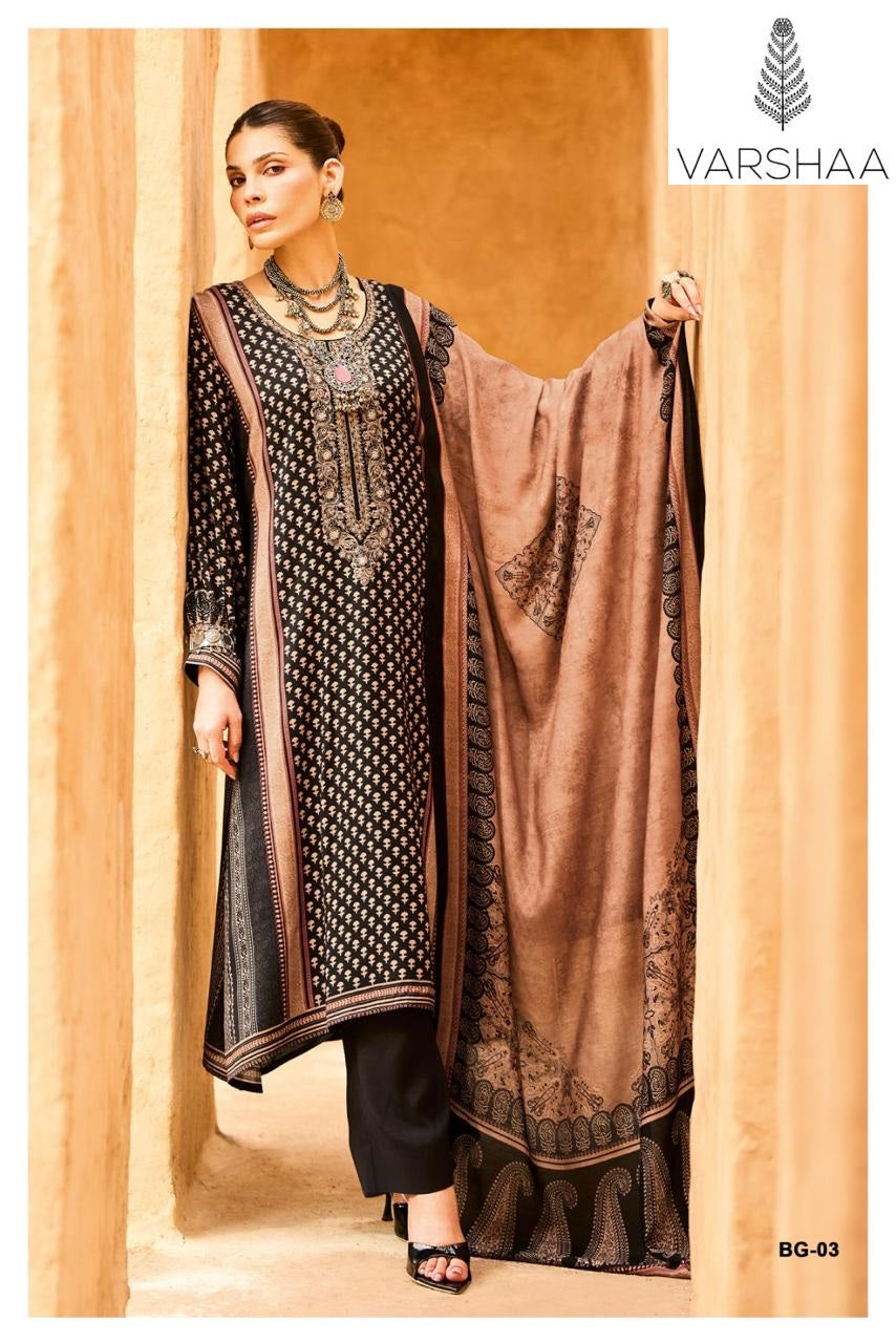 Bagh Varshaa Viscose Muslin Pant Style Suits Wholesaler India