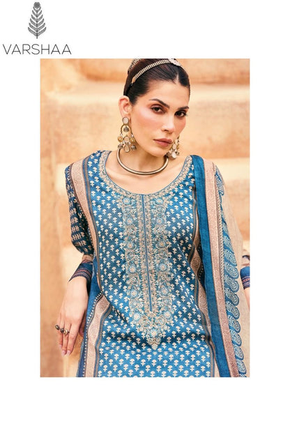 Bagh Varshaa Viscose Muslin Pant Style Suits Wholesaler India