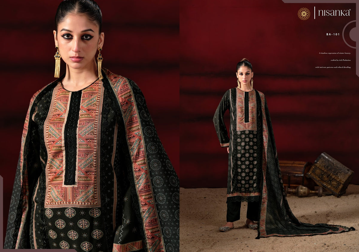 Bagh Vol 7 Nisanka Viscose Reyon Karachi Salwar Suits Manufacturer Gujarat
