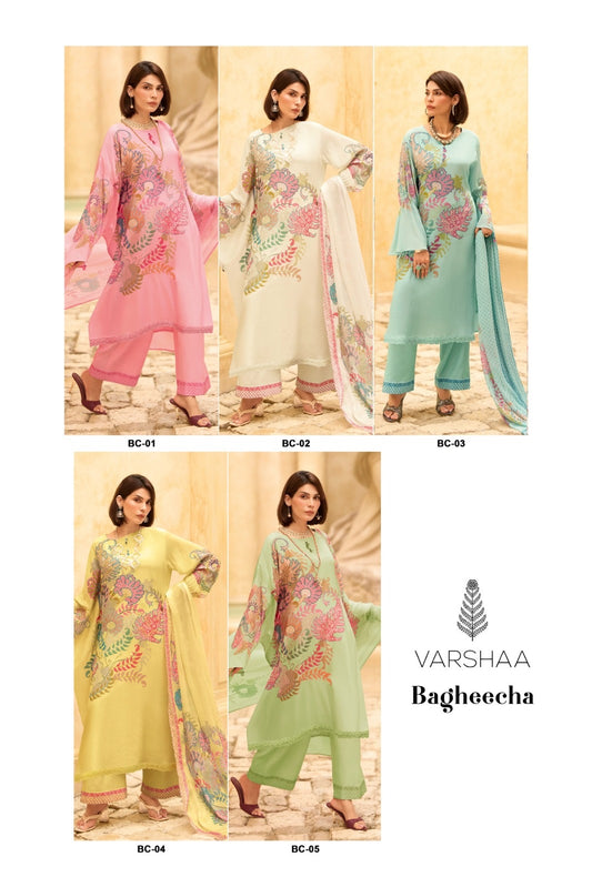 Bagheecha Varshaa Cotton Pant Style Suits Supplier India