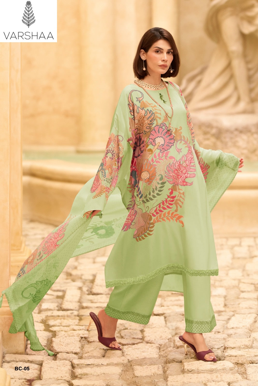 Bagheecha Varshaa Cotton Pant Style Suits Supplier India