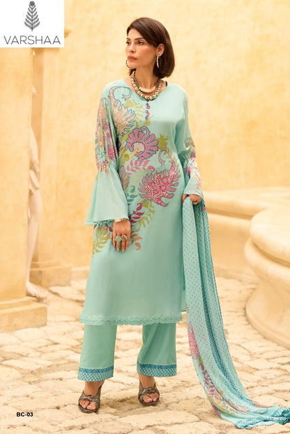 Bagheecha Varshaa Cotton Pant Style Suits Supplier India