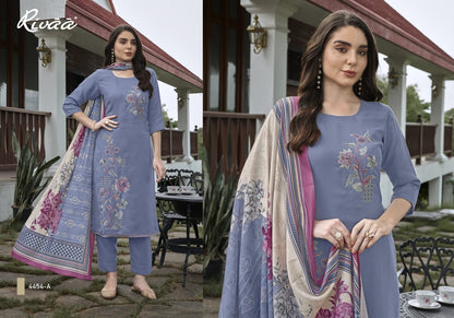Bahaar 5 Rivaa Pashmina Suits Wholesale Price